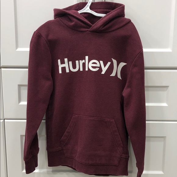 Hurley Other - Hurley Kids' Burgundy Hoodie – Size 7/8